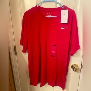 NIKE ☑️ Men’s Dri-Fit T-Shirt 💥 Size XL ~ Red ~ NWT ~ MSRP $25
